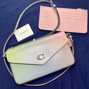 NWOT Coach Wyn ombré crossbody